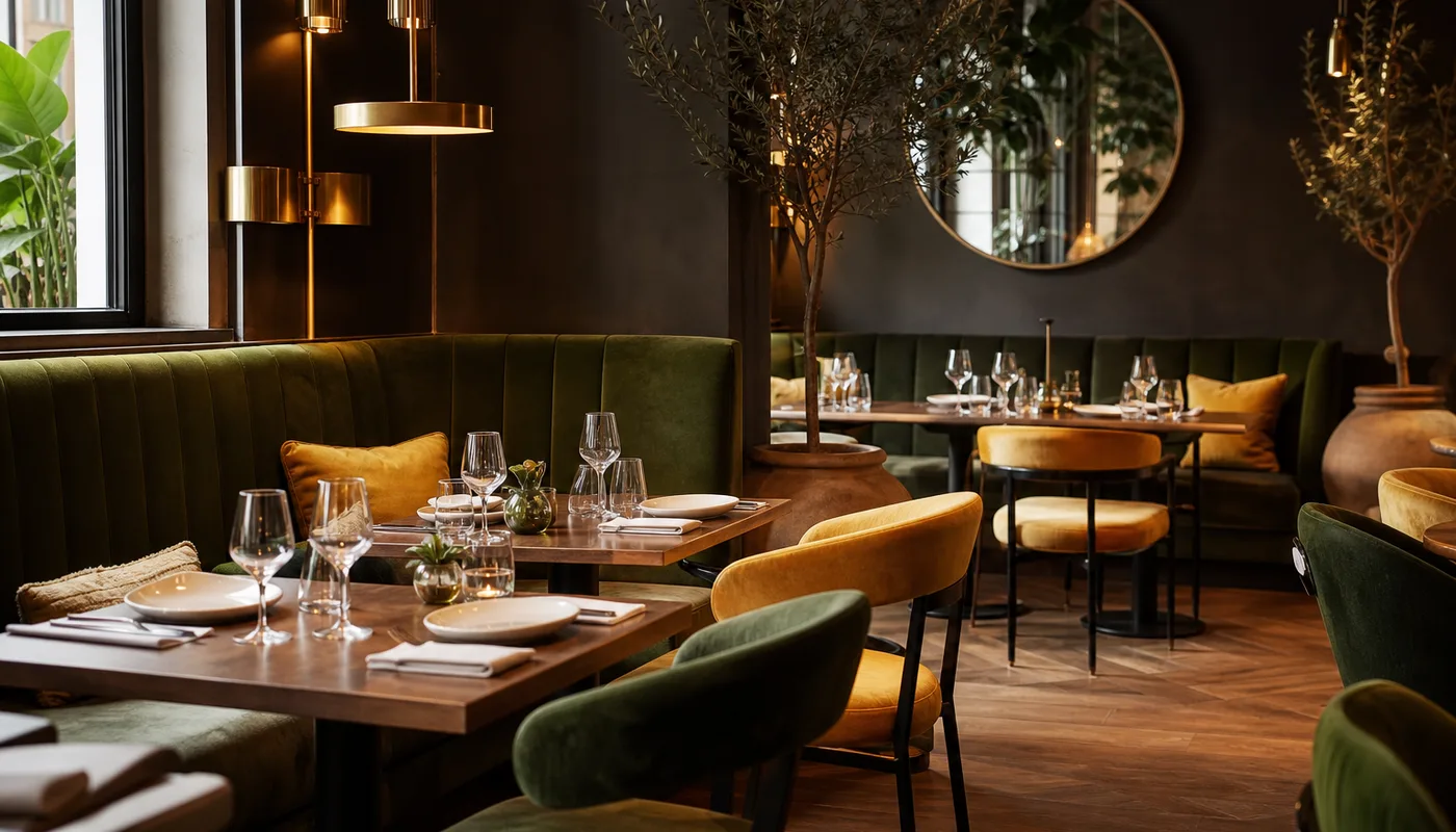 Salle du restaurant Italien Chef à Bourgogne Casablanca