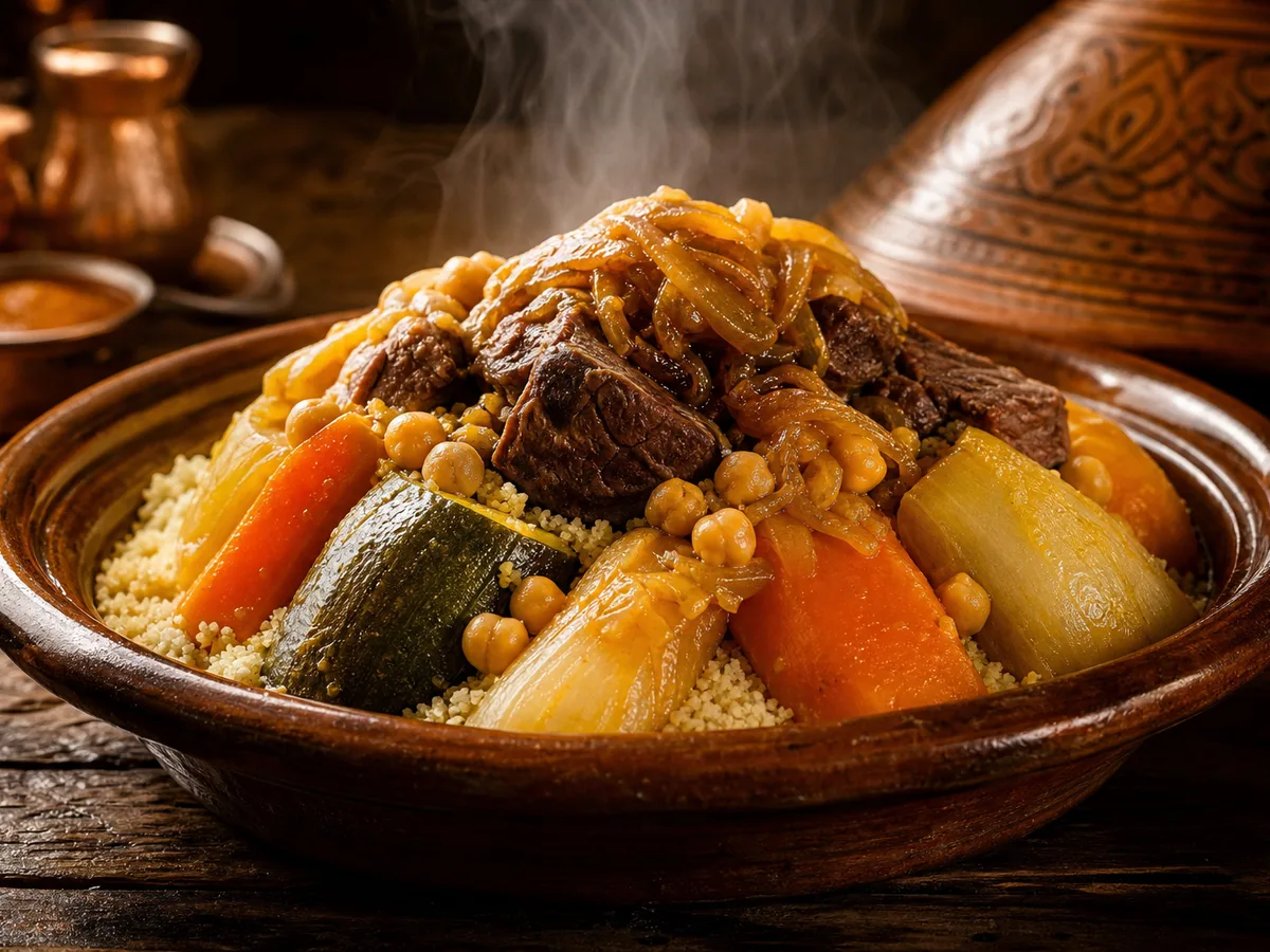 Couscous viande du vendredi chez Italien Chef